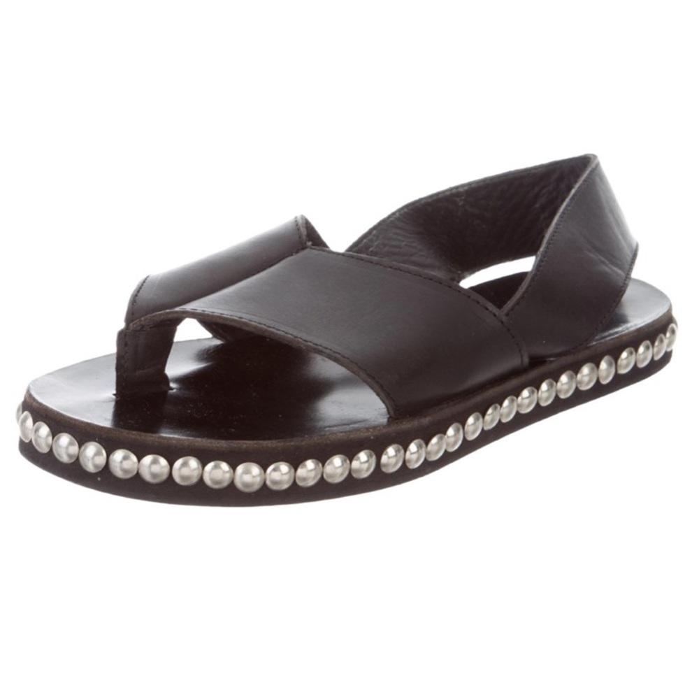 Ter et Bantine Studded Slingback Sandals
